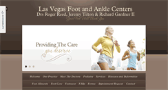 Desktop Screenshot of lasvegasfootandankle.com